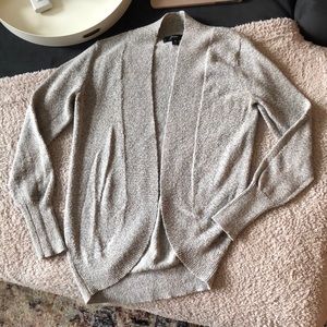 Neutral cardigan sweater